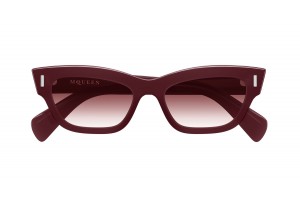 Alexander McQueen AM0548S 003 – bordó színátmenetes napszemüveg
