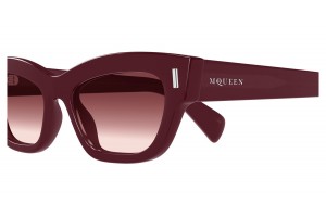 Alexander McQueen AM0548S 003 – bordó színátmenetes napszemüveg