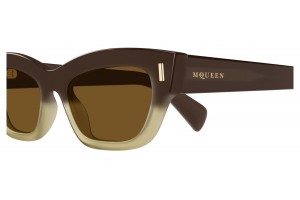 Alexander McQueen AM0548S 004 barna napszemüveg