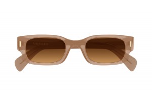 Alexander McQueen AM0549S barna gradiens napszemüveg