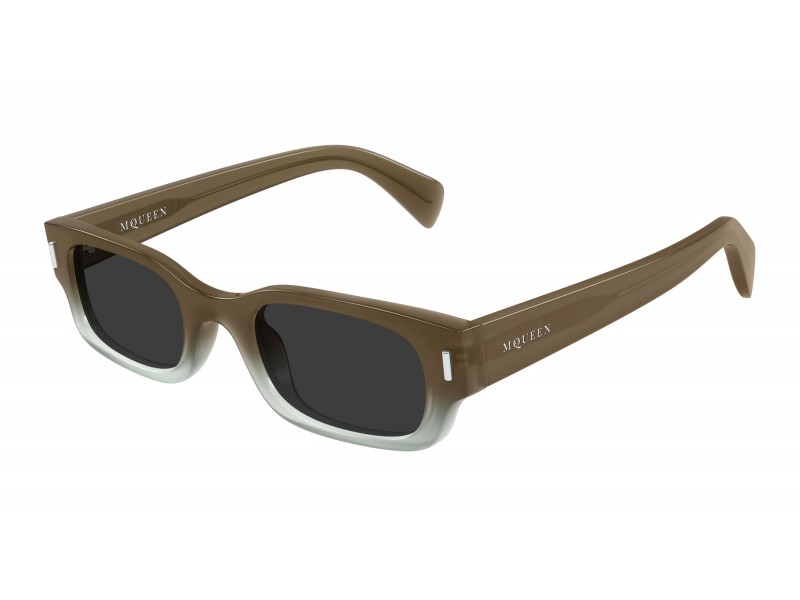 Alexander McQueen AM0549S 004 barna-szürke napszemüveg