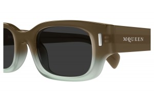 Alexander McQueen AM0549S 004 barna-szürke napszemüveg