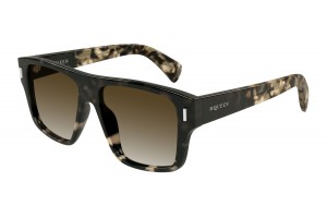 Alexander McQueen AM0550S 002 HAVANA BROWN GRADIENT napszemüveg