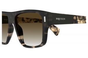 Alexander McQueen AM0550S 002 havana barna napszemüveg