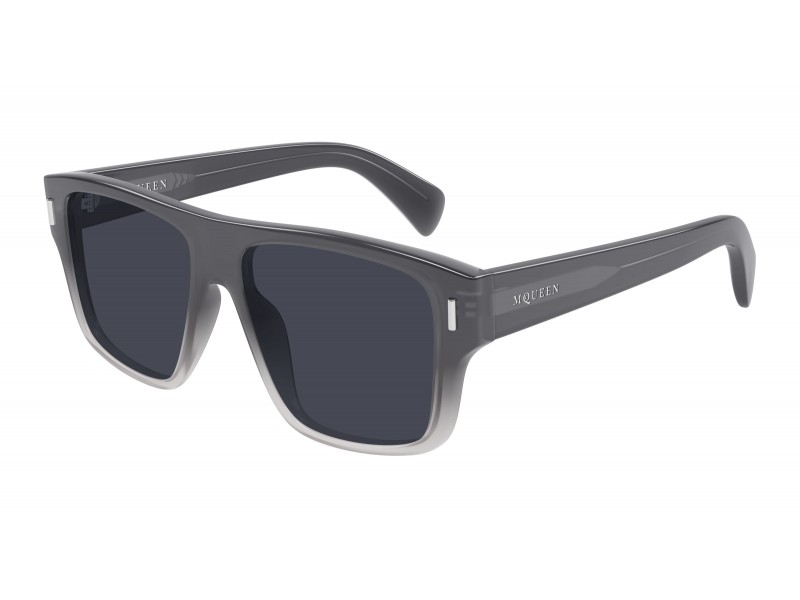 Alexander McQueen AM0550S 004 szürke-kék napszemüveg