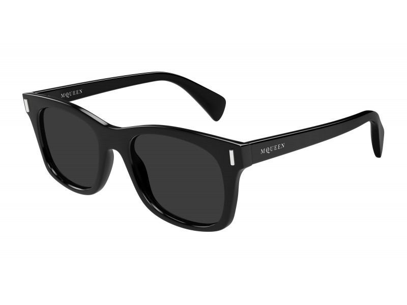Alexander McQueen AM0551S fekete-szürke napszemüveg