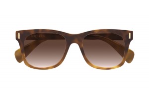 Alexander McQueen AM0551S 002 Havana barna napszemüveg