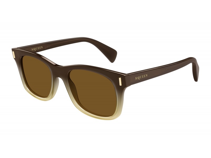 Alexander McQueen AM0551S 004 barna napszemüveg