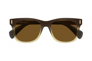 Alexander McQueen AM0551S 004 barna napszemüveg
