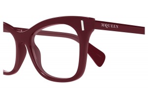 Alexander McQueen AM0552O burgundi szemüveg