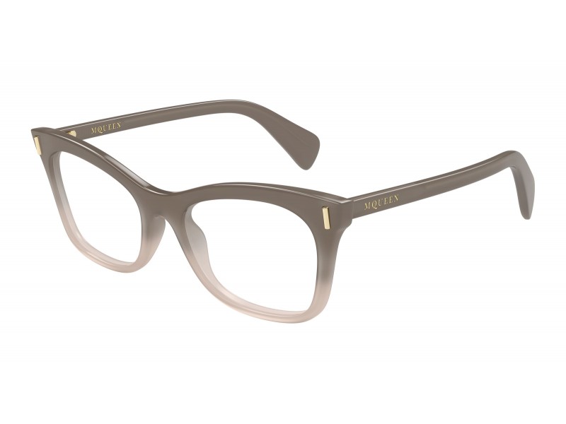 Alexander McQueen AM0552O 004 barna szemüveg - demo lencse