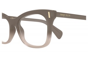 Alexander McQueen AM0552O 004 barna szemüveg - demo lencse