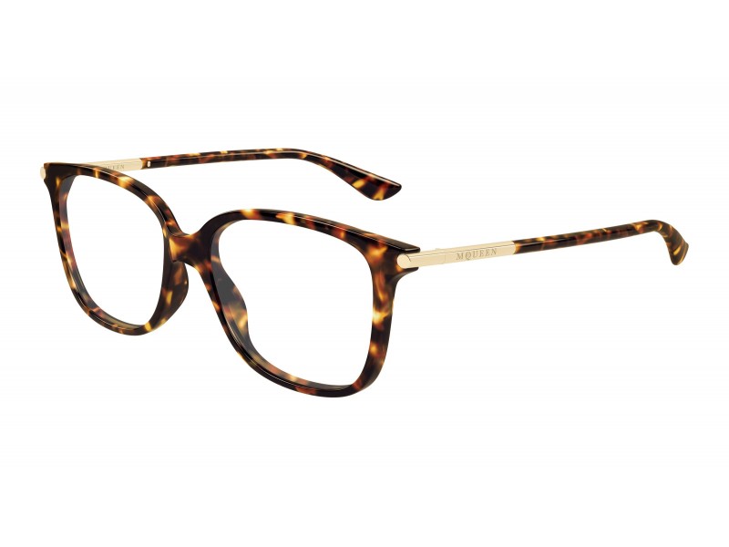 Alexander McQueen AM0554O 007 HAVANA szemüveg