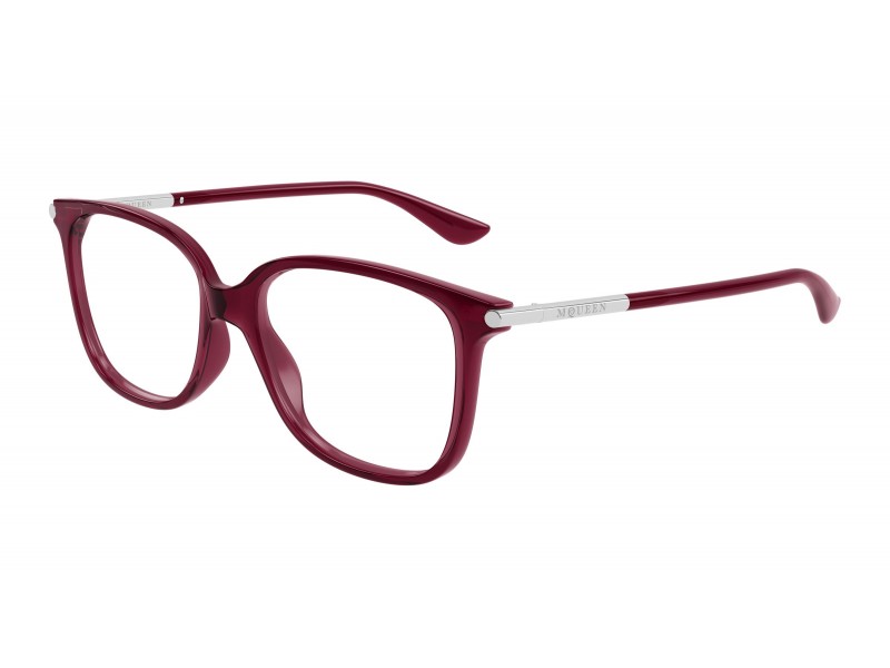 Alexander McQueen AM0554O 008 - bordó szemüveg