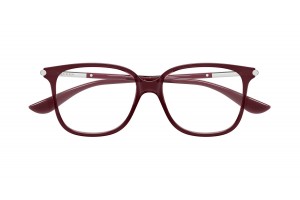Alexander McQueen AM0554O 008 - bordó szemüveg