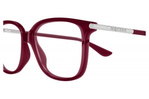 Alexander McQueen AM0554O 008 - bordó szemüveg