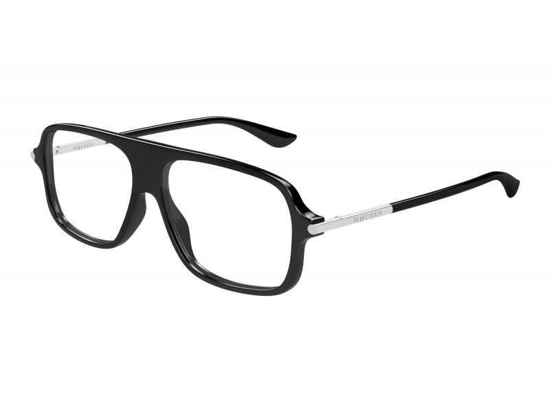 Alexander McQueen AM0555O 001 fekete szemüveg