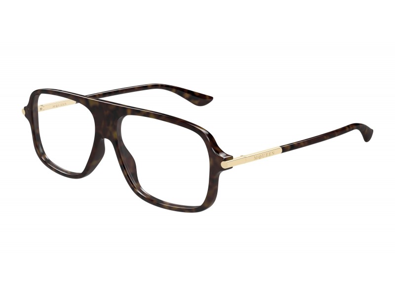 Alexander McQueen AM0555O 002 HAVANA szemüveg kép