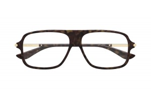 Alexander McQueen AM0555O 002 HAVANA szemüveg kép