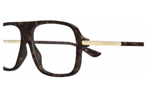 Alexander McQueen AM0555O 002 HAVANA szemüveg kép
