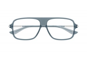 Alexander McQueen AM0555O 004 kék demo lencsés szemüveg