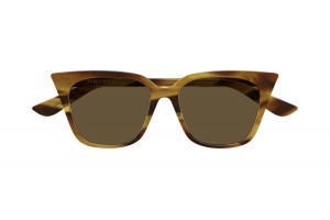 Alexander McQueen AM0556S 003 HAVANA barna napszemüveg