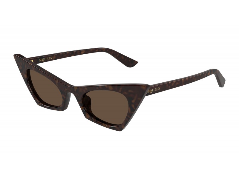 Alexander McQueen AM0557S HAVANA barna napszemüveg