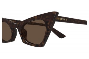 Alexander McQueen AM0557S HAVANA barna napszemüveg