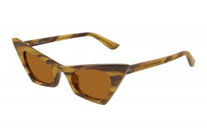 Alexander McQueen AM0557S HAVANA BROWN napszemüveg