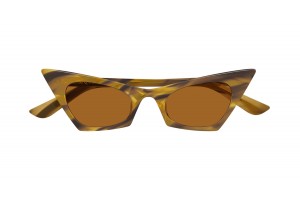 Alexander McQueen AM0557S HAVANA BROWN napszemüveg
