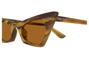Alexander McQueen AM0557S HAVANA BROWN napszemüveg