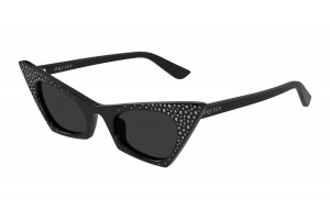 Alexander McQueen AM0557S 005 fekete-szürke napszemüveg