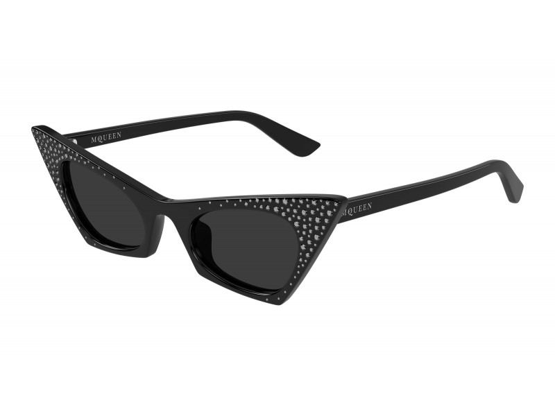 Alexander McQueen AM0557S 005 fekete-szürke napszemüveg