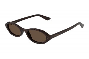 Alexander McQueen AM0559S Havana barna napszemüveg