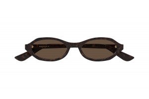 Alexander McQueen AM0559S Havana barna napszemüveg
