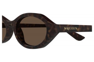 Alexander McQueen AM0559S Havana barna napszemüveg