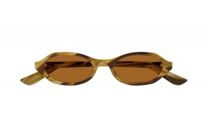 Alexander McQueen AM0559S HAVANA BROWN napszemüveg