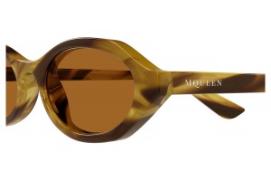 Alexander McQueen AM0559S HAVANA BROWN napszemüveg