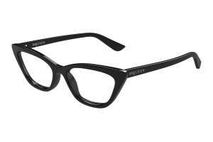 Alexander McQueen AM0560O 001 fekete szemüveg - demo lencse