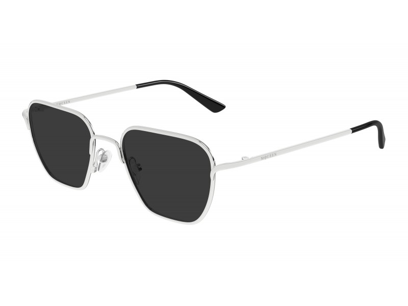 Alexander McQueen AM0561S 001 ezüst-szürke napszemüveg