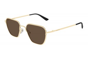 Alexander McQueen AM0561S 002 Gold Brown napszemüveg