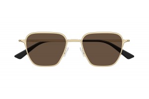 Alexander McQueen AM0561S 002 Gold Brown napszemüveg