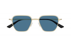 Alexander McQueen AM0561S 004 arany-kék napszemüveg
