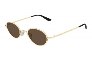 Alexander McQueen AM0562S 002 arany-barna napszemüveg