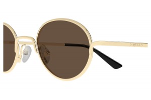 Alexander McQueen AM0562S 002 arany-barna napszemüveg