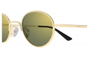 Alexander McQueen AM0562S arany zöld tükrös napszemüveg