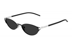 Alexander McQueen AM0563S 001 fekete-szürke napszemüveg