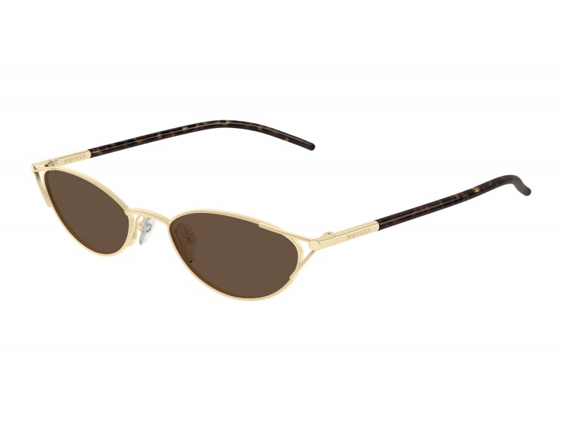 Alexander McQueen AM0563S 002 arany-barna napszemüveg