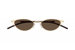 Alexander McQueen AM0563S 002 arany-barna napszemüveg