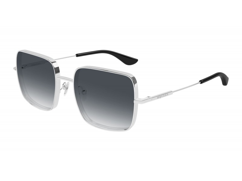 Alexander McQueen AM0564S 001 - Silver Smoke napszemüveg
